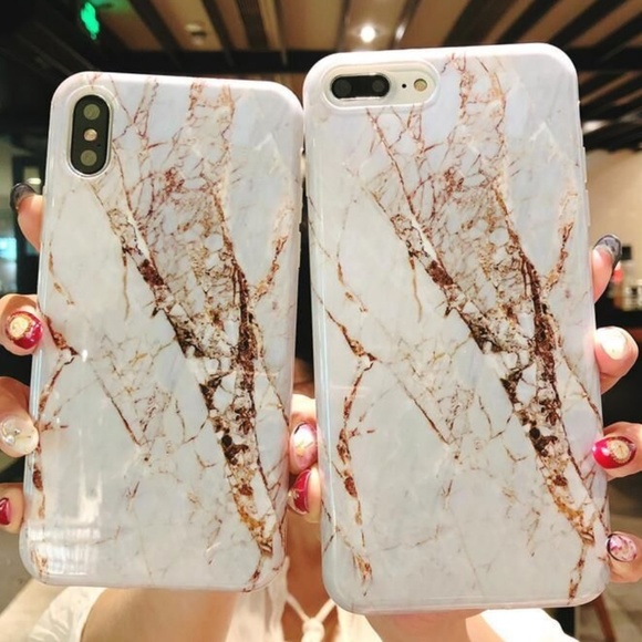 NEW iPhone X/XS/7/8/Plus Granite Stone Marble Case - Picture 3 of 7